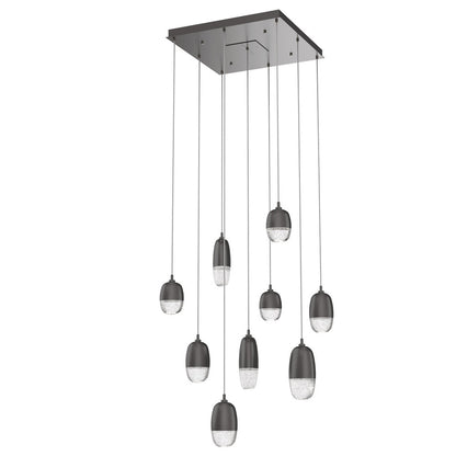Pebble LED Square Multi-Light Pendant