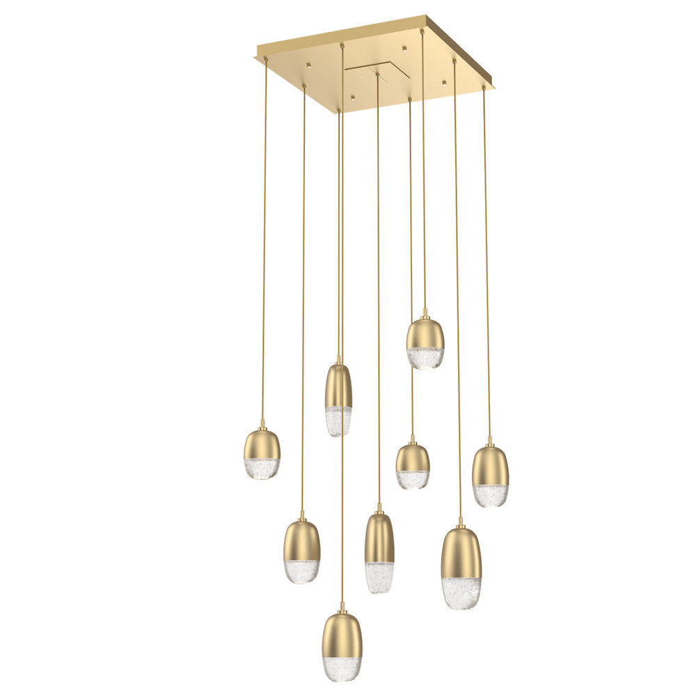 Pebble LED Square Multi-Light Pendant