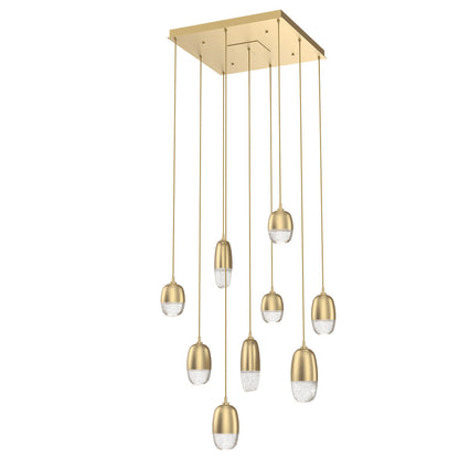 Pebble LED Square Multi-Light Pendant