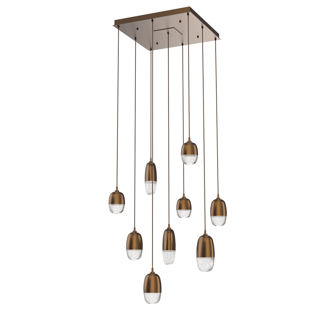 Pebble LED Square Multi-Light Pendant