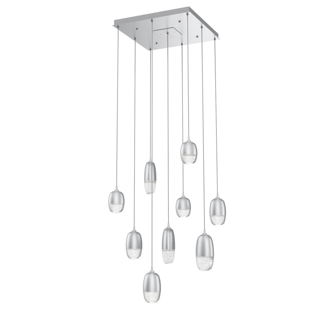 Pebble LED Square Multi-Light Pendant