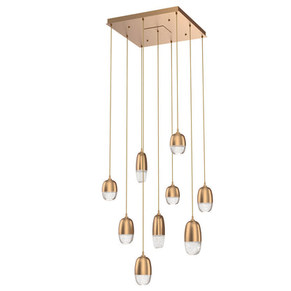 Pebble LED Square Multi-Light Pendant