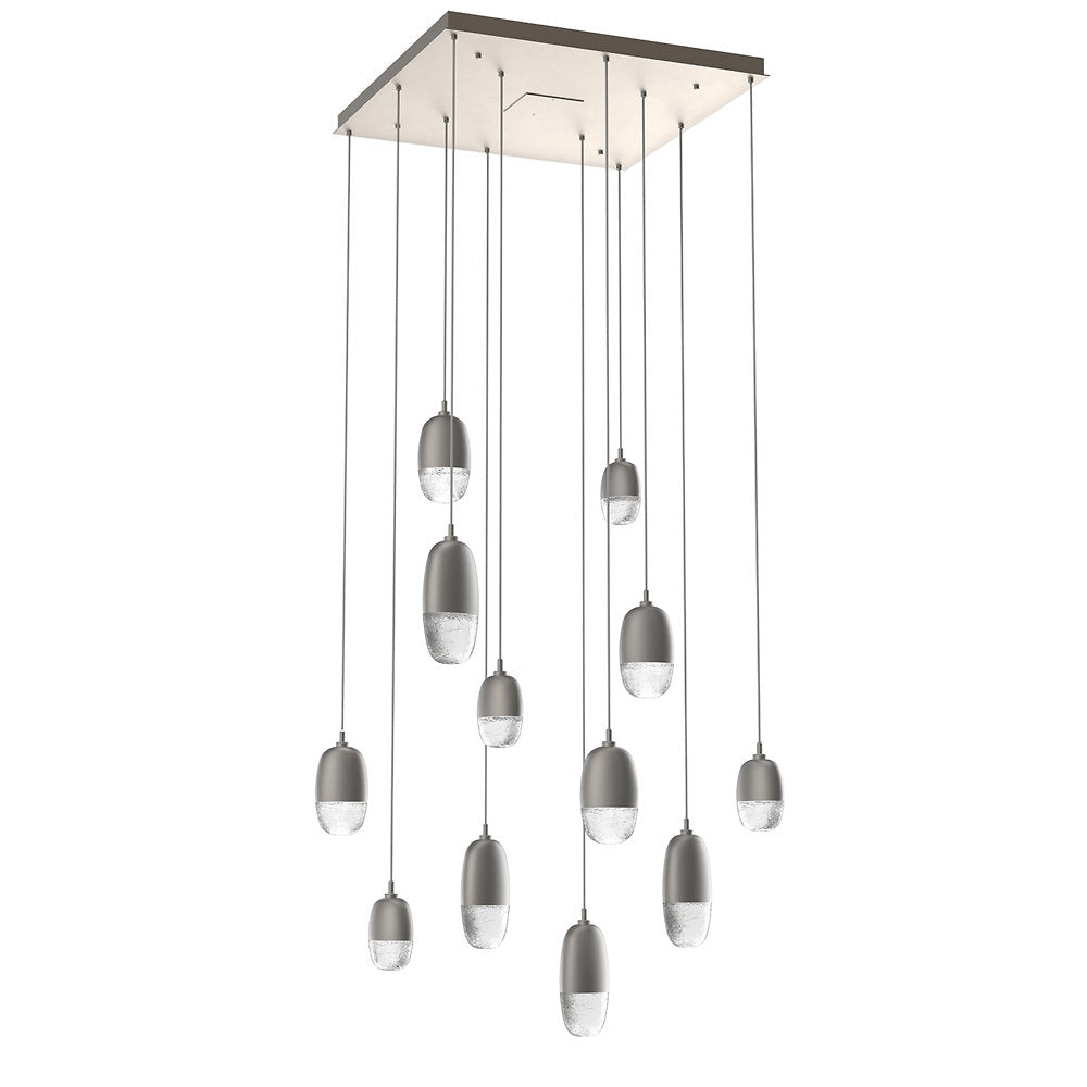 Pebble LED Square Multi-Light Pendant