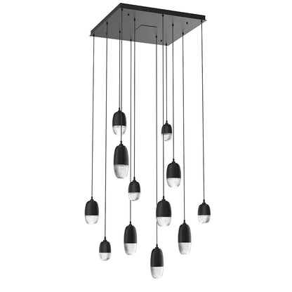 Pebble LED Square Multi-Light Pendant