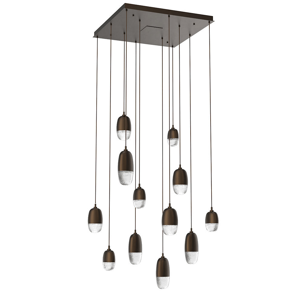 Pebble LED Square Multi-Light Pendant