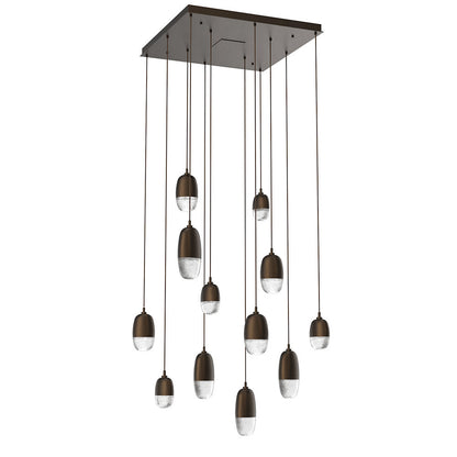 Pebble LED Square Multi-Light Pendant