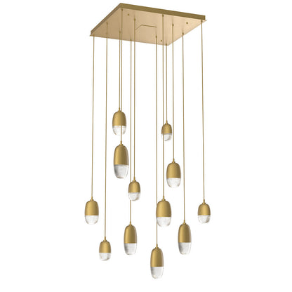 Pebble LED Square Multi-Light Pendant
