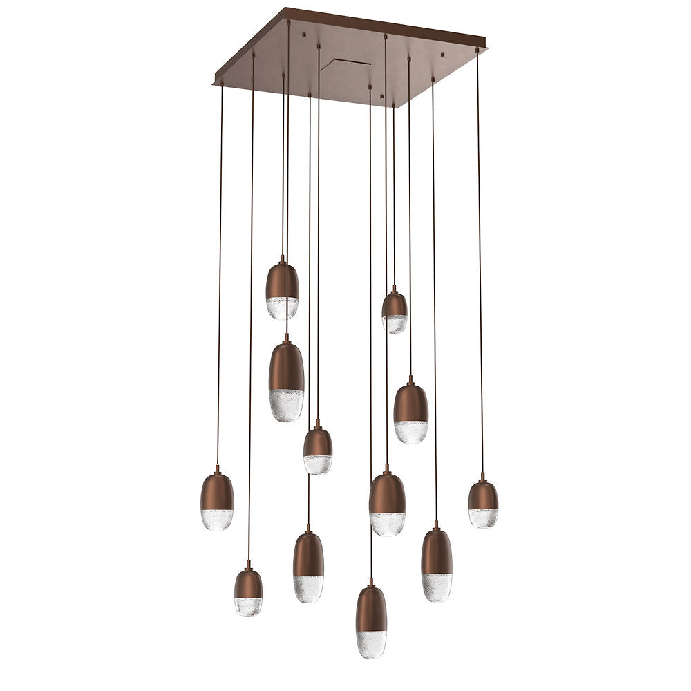 Pebble LED Square Multi-Light Pendant
