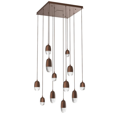 Pebble LED Square Multi-Light Pendant
