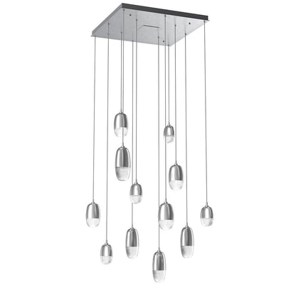 Pebble LED Square Multi-Light Pendant