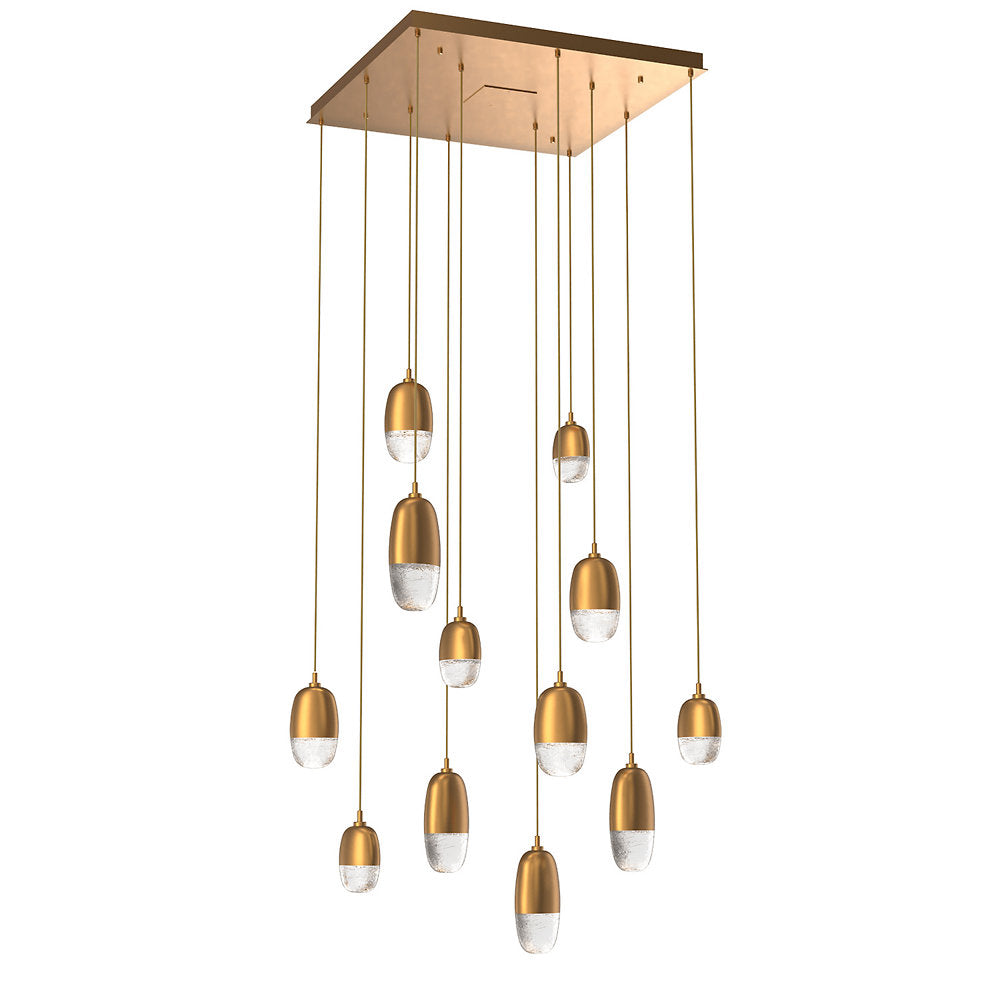 Pebble LED Square Multi-Light Pendant