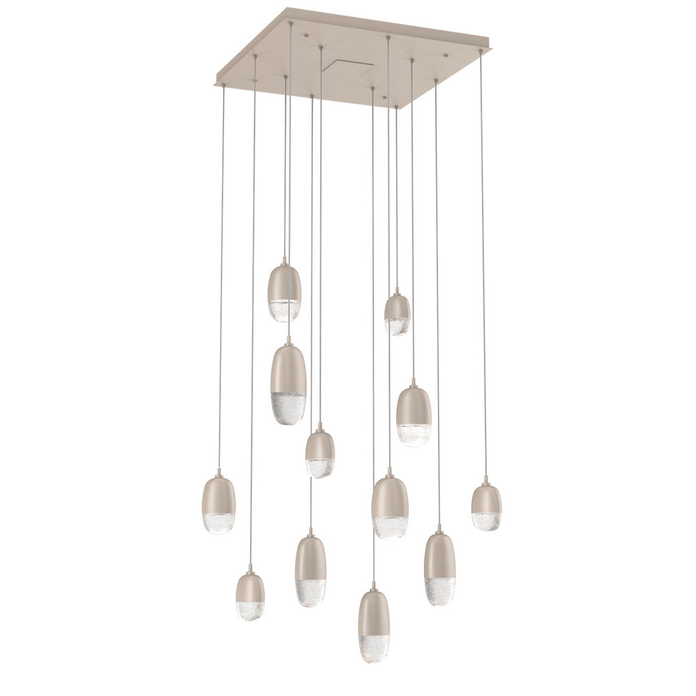 Pebble LED Square Multi-Light Pendant