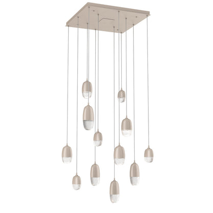 Pebble LED Square Multi-Light Pendant