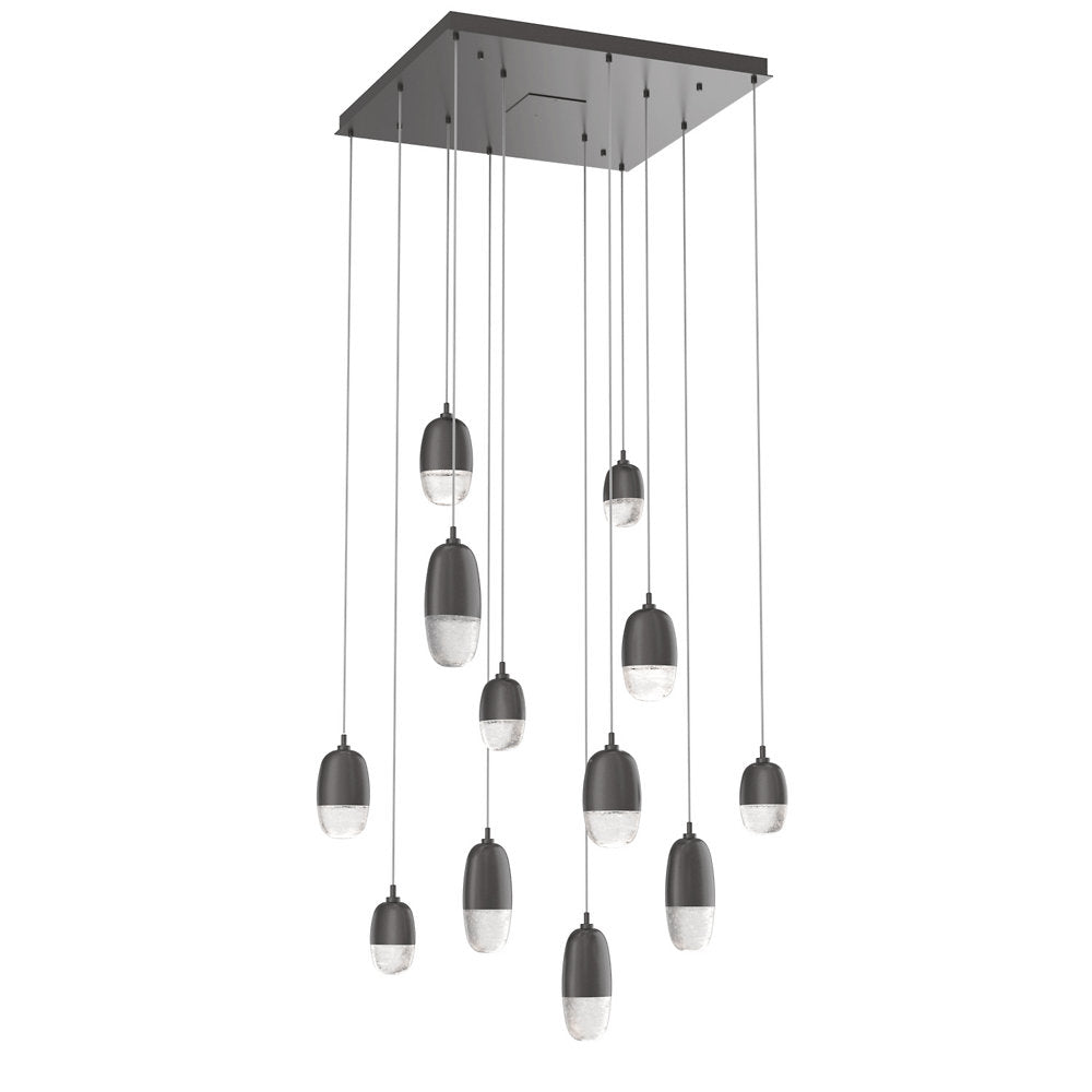 Pebble LED Square Multi-Light Pendant