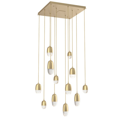 Pebble LED Square Multi-Light Pendant