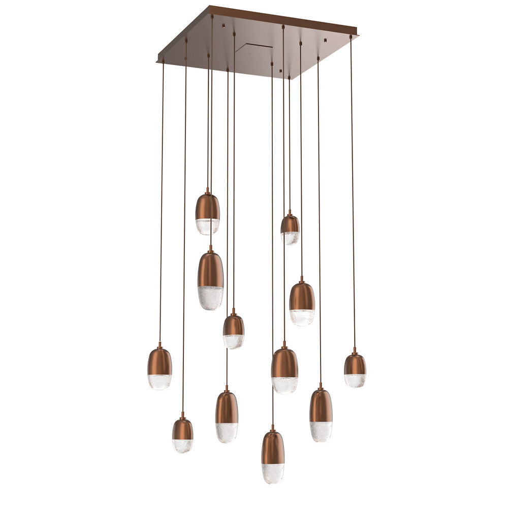 Pebble LED Square Multi-Light Pendant