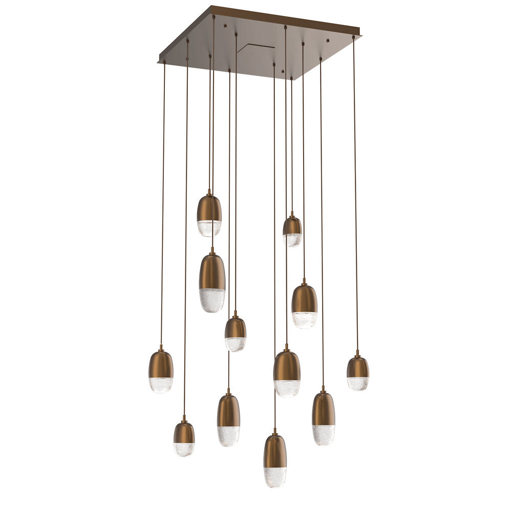 Pebble LED Square Multi-Light Pendant