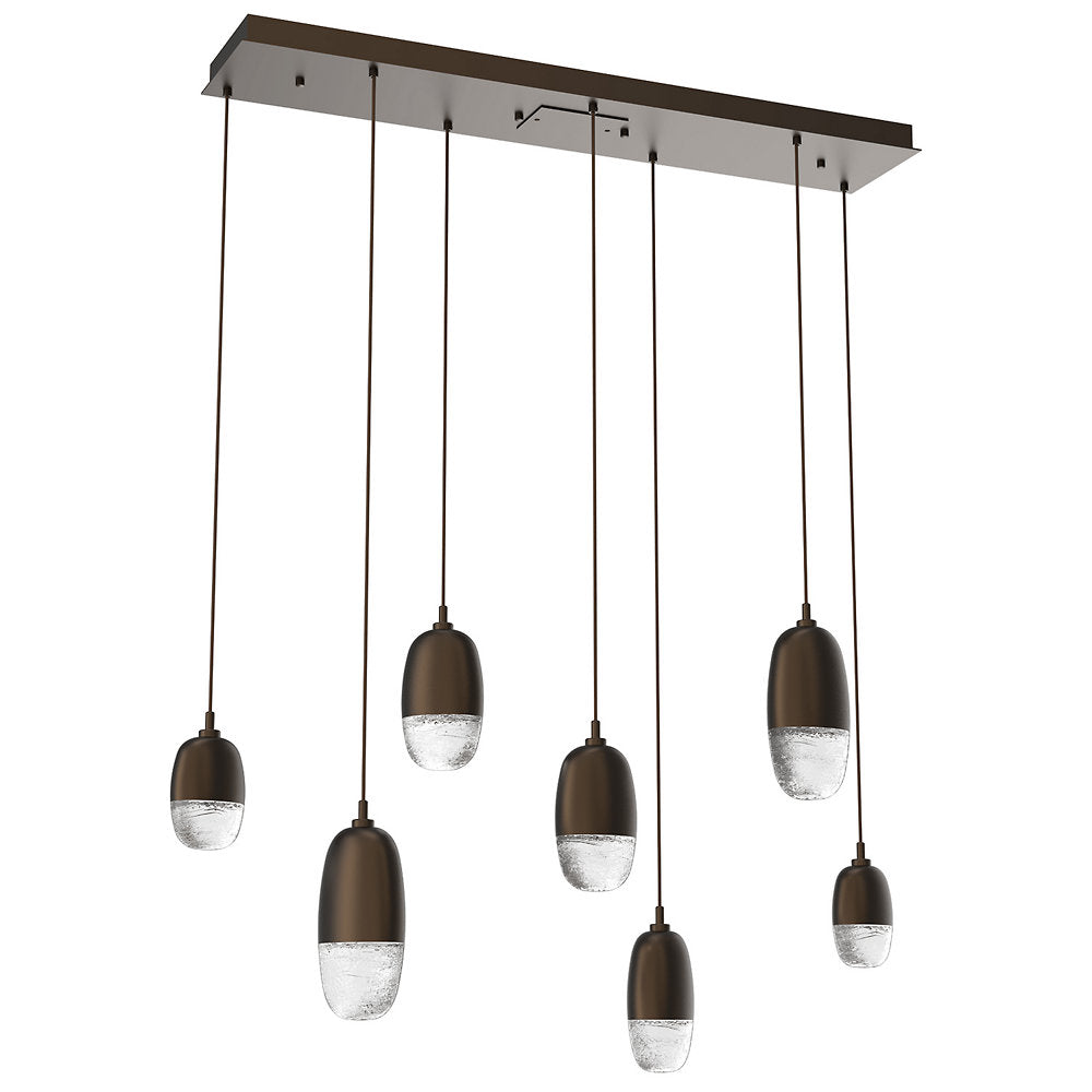 Pebble LED Linear Multi-Light Pendant