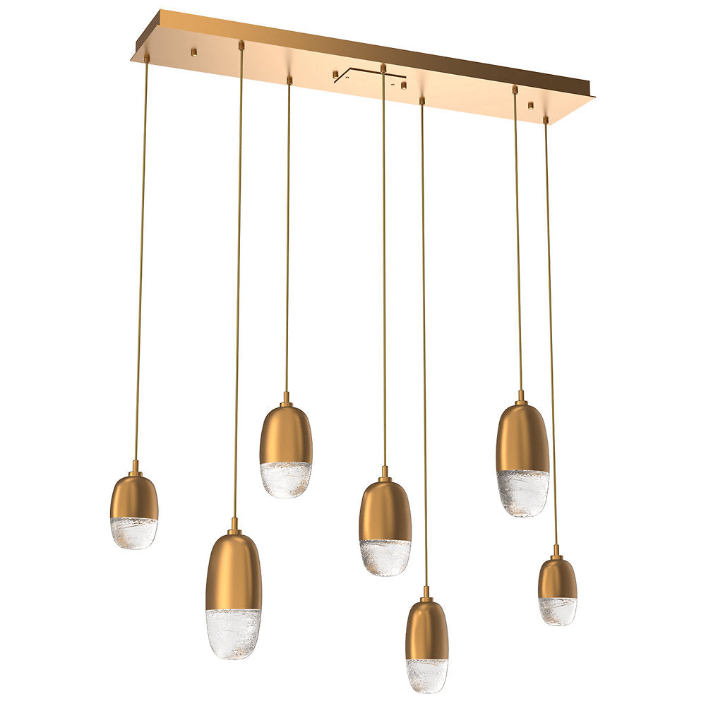 Pebble LED Linear Multi-Light Pendant