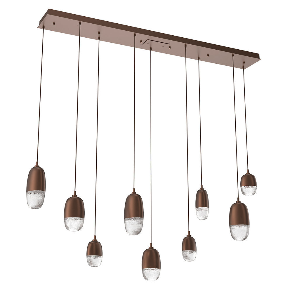 Pebble LED Linear Multi-Light Pendant