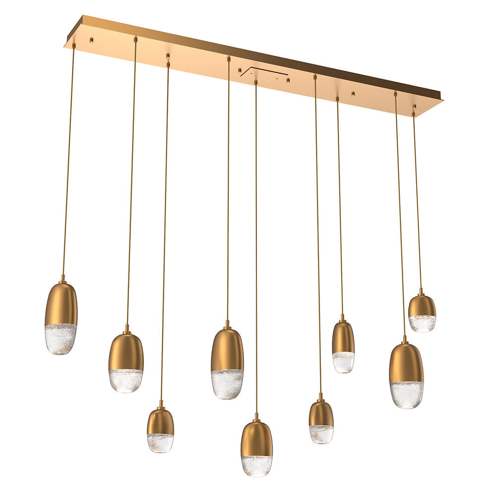 Pebble LED Linear Multi-Light Pendant