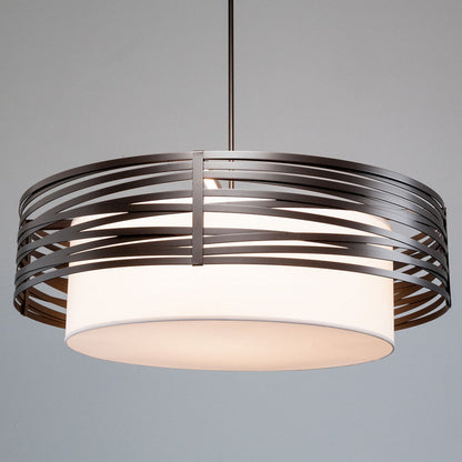 Tempest Drum Pendant with Shade