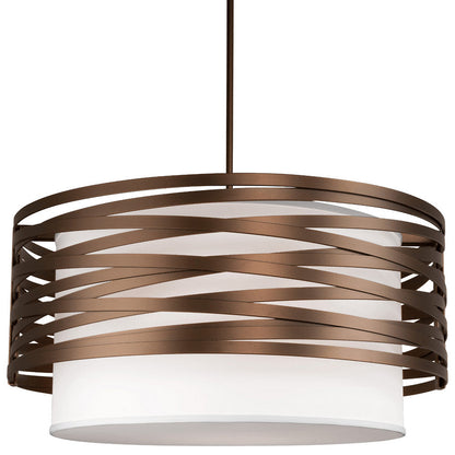 Tempest Drum Pendant with Shade