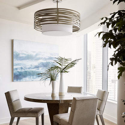 Tempest Drum Pendant with Shade