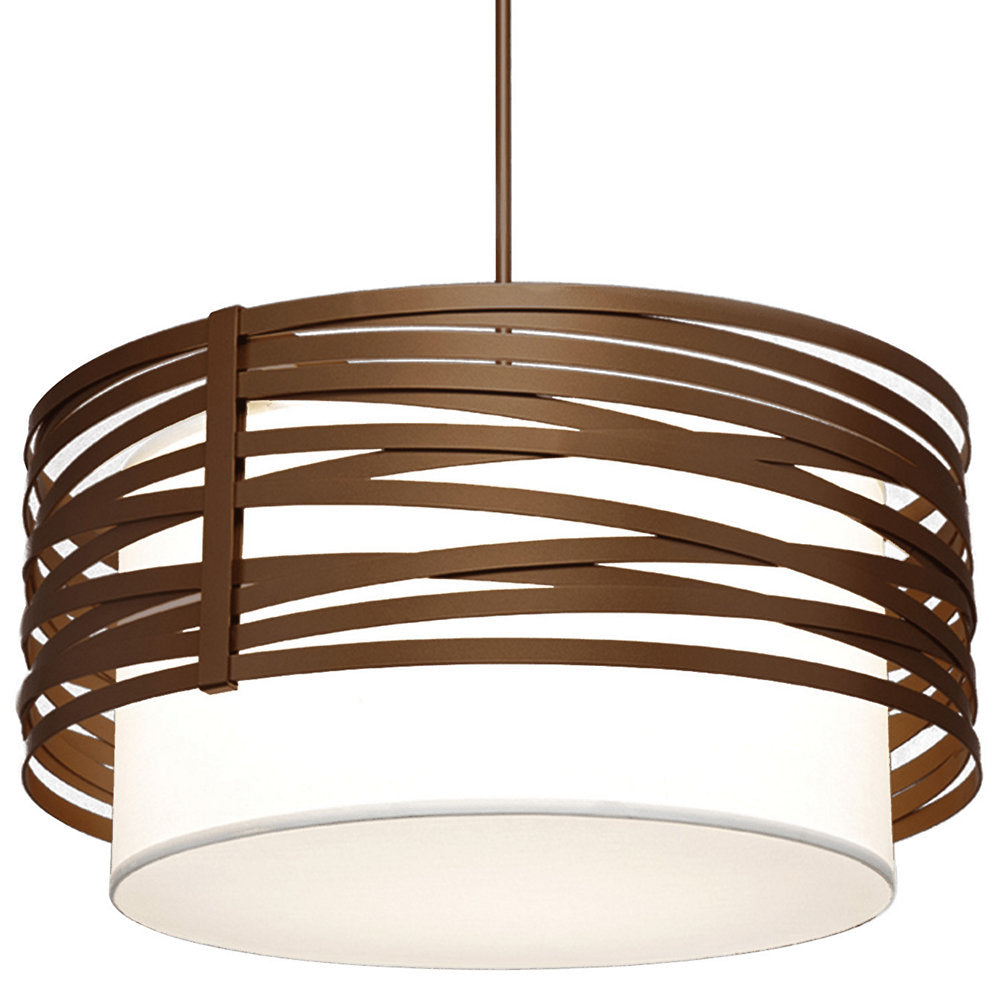 Tempest Drum Pendant with Shade