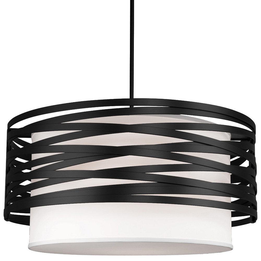 Tempest Drum Pendant with Shade