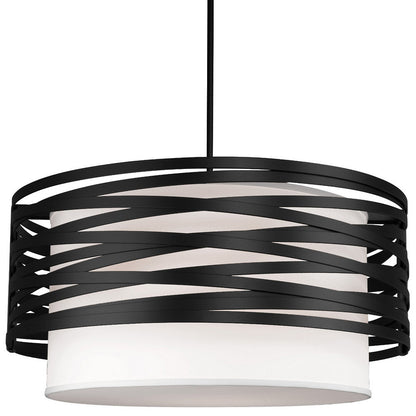 Tempest Drum Pendant with Shade
