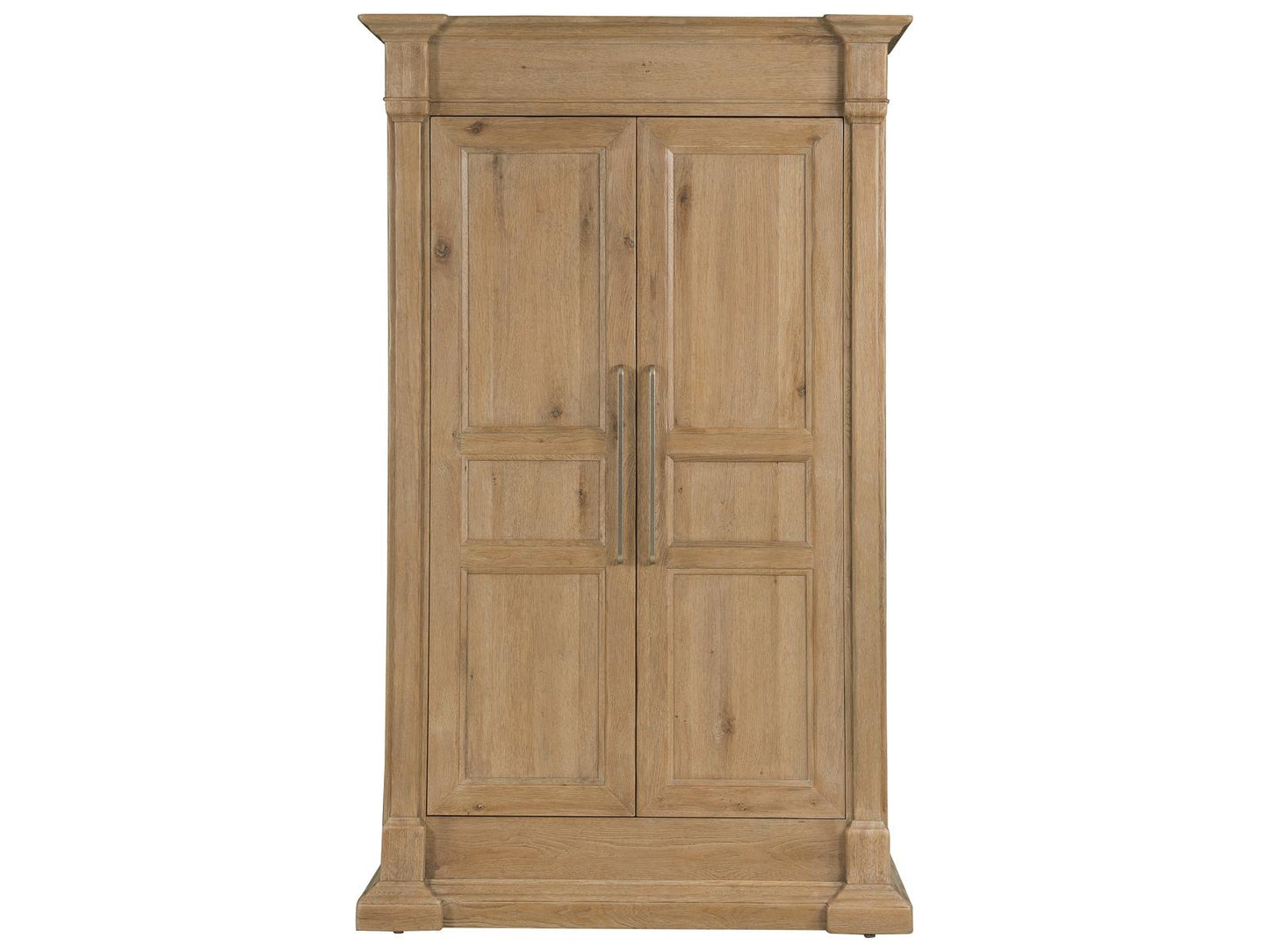 Driftwood Wardrobe with Adjustable Shelves and Jewelry Tray in Buckboard Finish