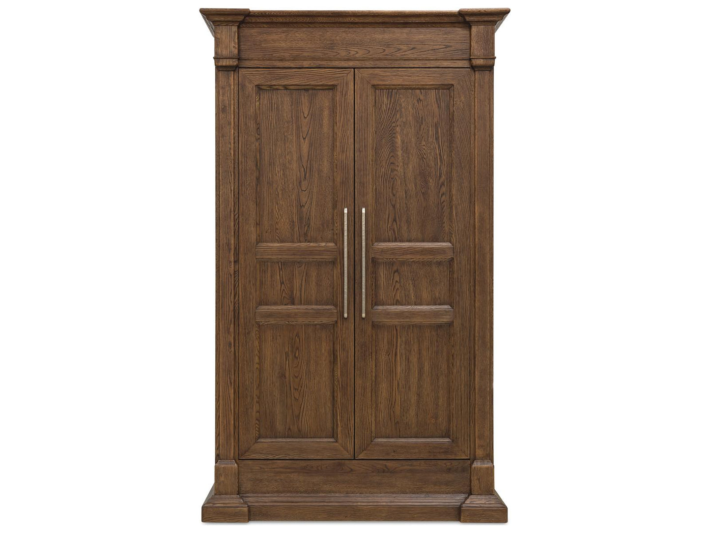 Driftwood Armoire with Worn Saddle Finish