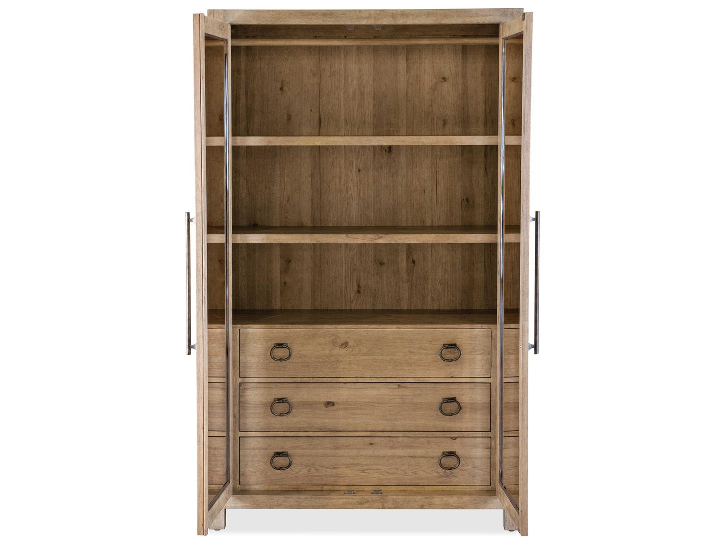 Vineyard Row Wardrobe with Mirrored Doors and Storage