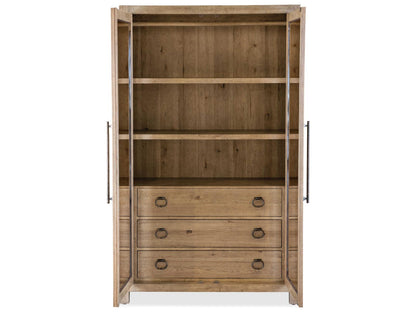 Vineyard Row Wardrobe with Mirrored Doors and Storage