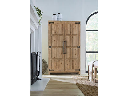 Vineyard Row Wardrobe with Mirrored Doors and Storage