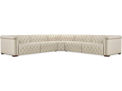 Ss Beige Faux Leather Sectional Sofa