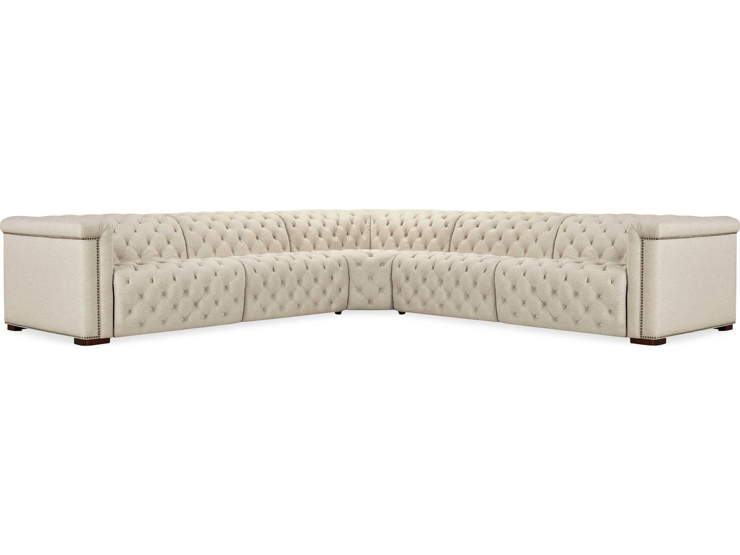 Ss Beige Faux Leather Sectional Sofa
