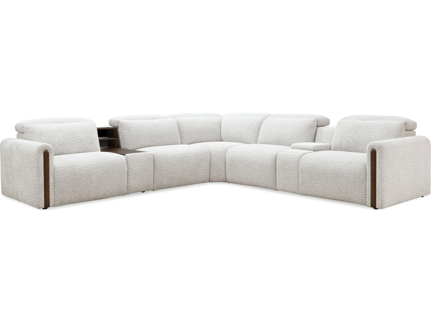 Anaheim Seven-Piece Power Sectional