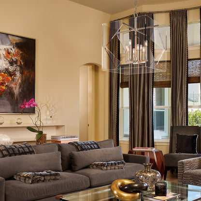 Travis Eight Light Pendant
