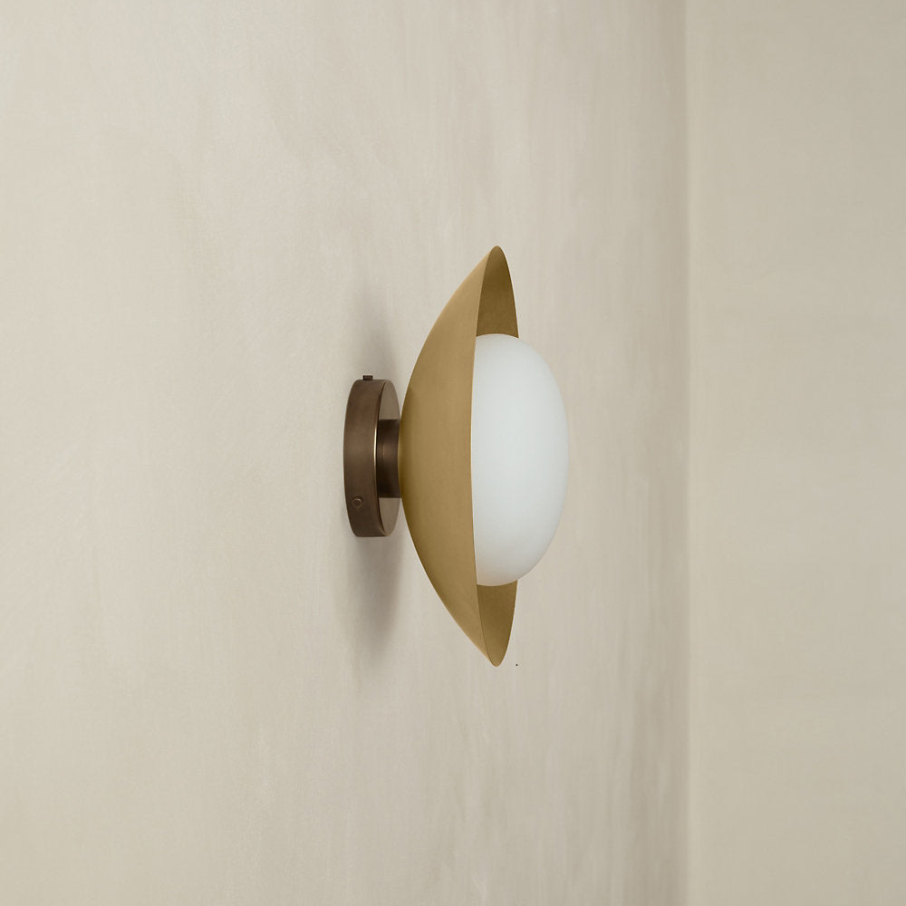 Brass Arundel Mushroom Wall / Flushmount