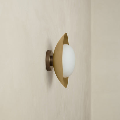 Brass Arundel Mushroom Wall / Flushmount