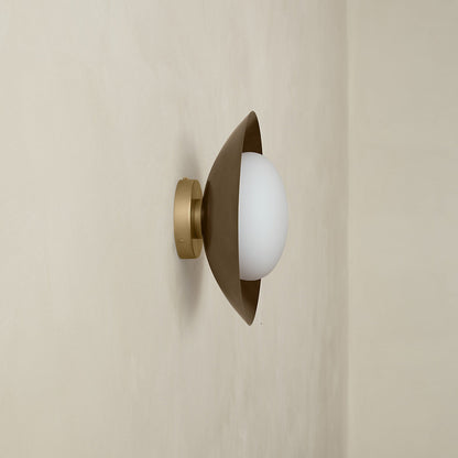 Brass Arundel Mushroom Wall / Flushmount