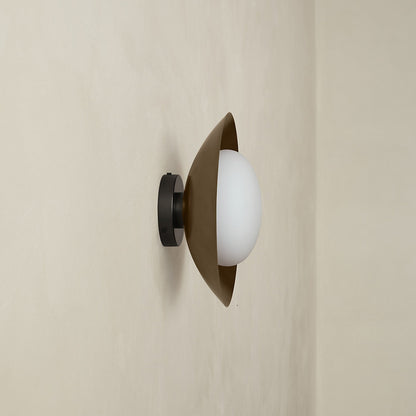 Brass Arundel Mushroom Wall / Flushmount