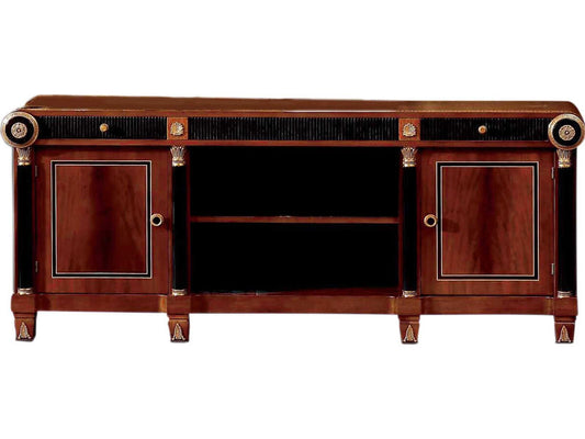 E-10 75-Inch Solid Wood Media Console