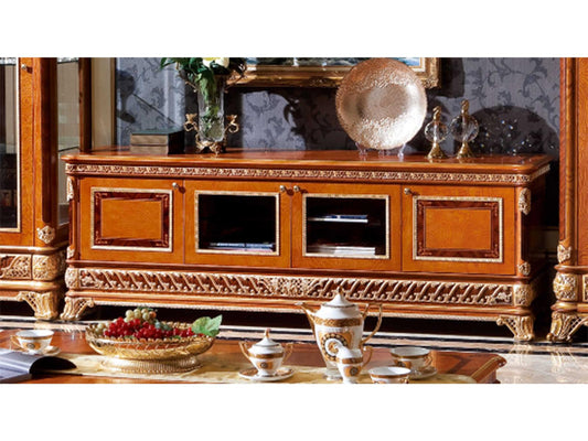 E-62 82-Inch Cherry Wood Media Console