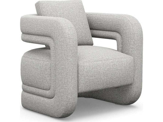 Scillia Accent Chair in Storm Gray Paseo Linen