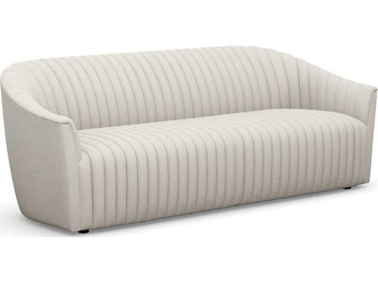 Channel 3-Seat Sofa in Cameo Boucle