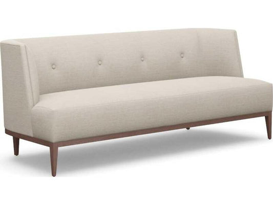 Ayler 3-Seat Canyon Weave Fabric Sofa in Bluff Walnut