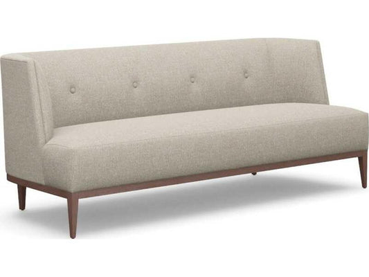 Chloe 3-Seat Upholstered Sofa in Wheat Light Grey Beige